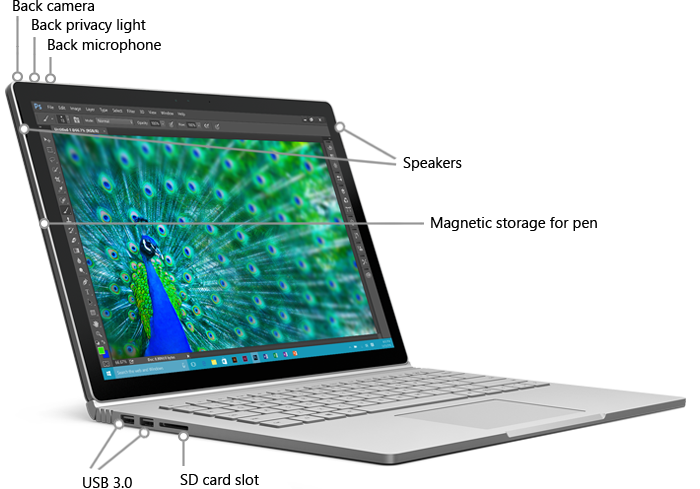 لپ تاپMicrosoft Surfacebook1
