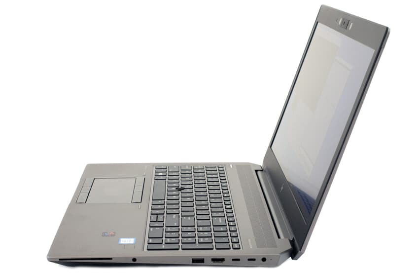 StorageReview HP Zbook 15 G6 Side