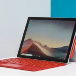 طراحی باریک و سبک سرفیس پرو 7 با پایه نگهدارنده (Kickstand)